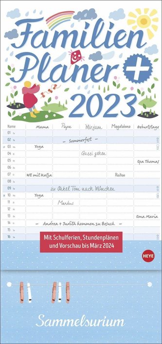 Familienplaner plus Clips 2023