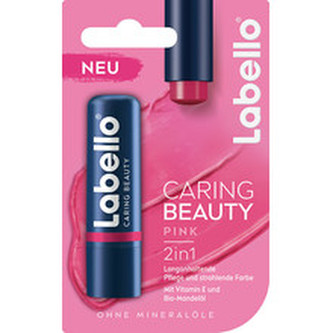 Labello Barevný balzám na rty Caring Beauty Pink 5,5 ml woman
