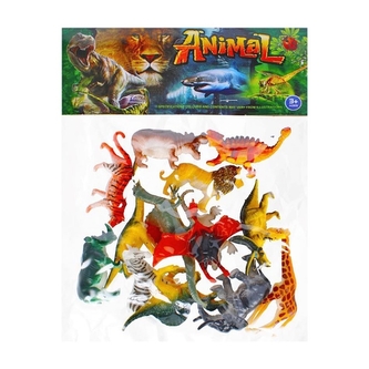 Divoká zvířata 12ks