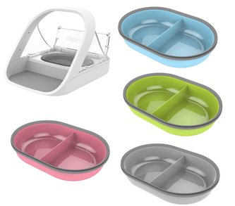 Miska Split pro SureFeed dávkovač krmení s mikročipem-růžová