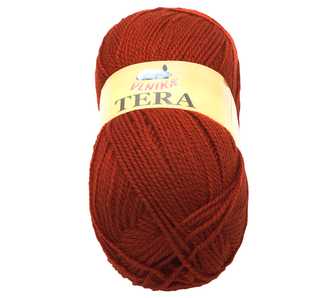 Příze TERA - červená - 100g / 310 m