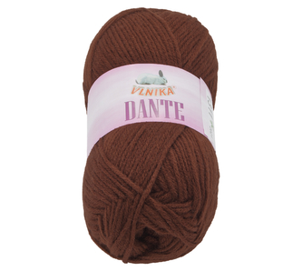 Příze DANTE - tmavě hnědá - 100g / 160 m