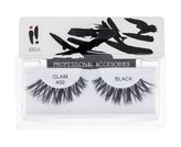 IBRA Glam Umělé řasy 400 1 ks Black pro ženy