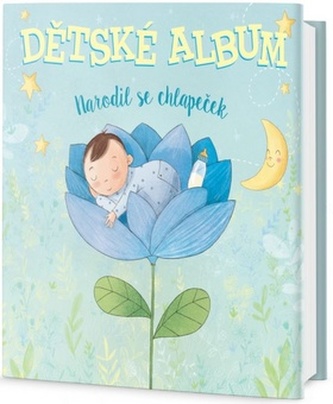 Dětské album: narodil se chlapeček