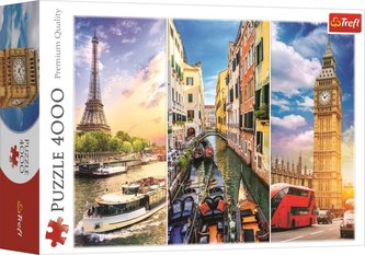 Trefl Puzzle Výlet po Evropě / 4000 dílků