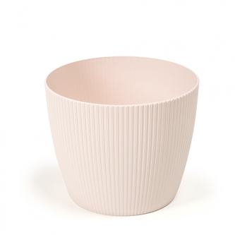 Plastový květináč Magnolia Jumper 140 mm, světle béžový