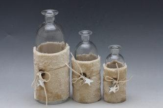 Láhev sklo S béžová