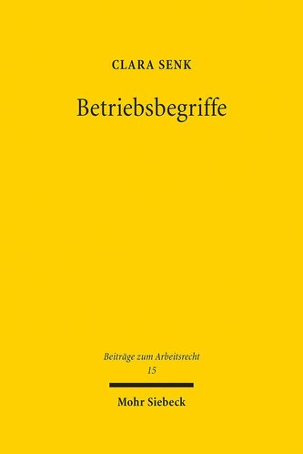 Betriebsbegriffe