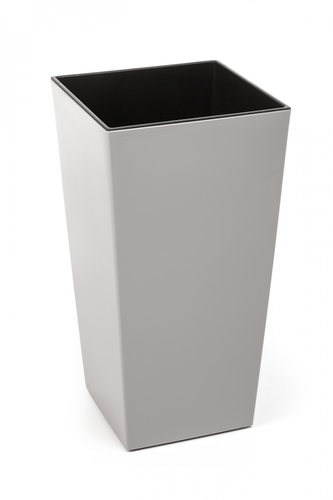 Plastový květináč Finezia 350x350 mm, taupe