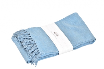 Pléd 130 x 170cm, barva modrá