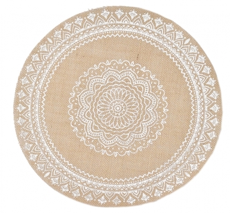 Jutové prostírání 38 cm D