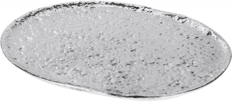 Stříbrný tác s reliéfem 29x26x1,5 cm