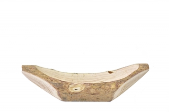 Dřevěný tác-lodička z Paulownie 41x11,5x12 cm