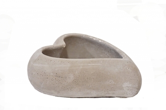 Cementové srdce 6x13,5x17 cm
