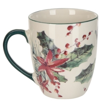 Porcelánový hrnek 350 ml, cesmína
