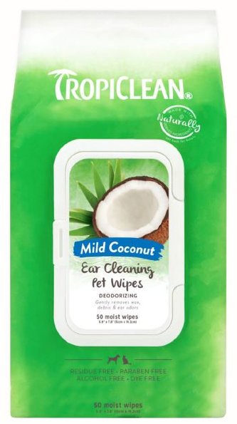 Tropiclean cistici ubrousky na usi (50pcs)