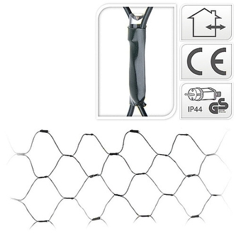 Světelná girlanda ve formě sítě, 320 LED