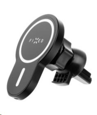 Držák FIXED MagClick s bezdrátovým nabíjením a podporou MagSafe,15W, černý Držák FIXED MagClick s bezdrátovým nabíjením a podporou MagSafe,15W, černý