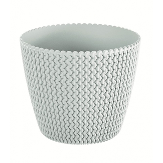 Květináč Splofy 18,7 cm bílý