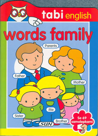 Words Family 69 samolepek