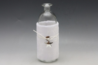 Láhev sklo L bílá