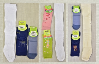 Dětské punčocháče vel. 92-98, ponožky 13-20 2 ks