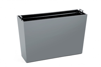 Truhlík  Werbena lesklý 190x560 mm, šedý