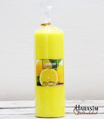 Svíčka válec Lemon 16,5 cm