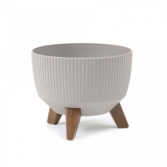Plastová mísa Roma jumper 240 mm, taupe