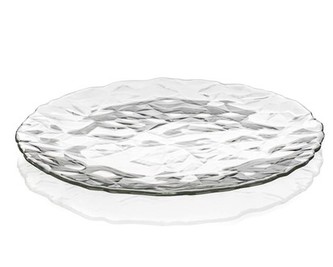 BORMIOLI Talíř skleněný DIAMOND 33 cm