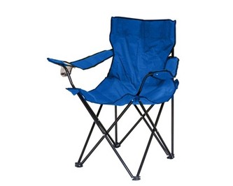 HAPPY GREEN Křesílko rybářské FISH, blue