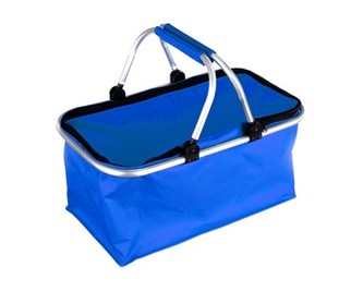 Košík kempingový, modrý