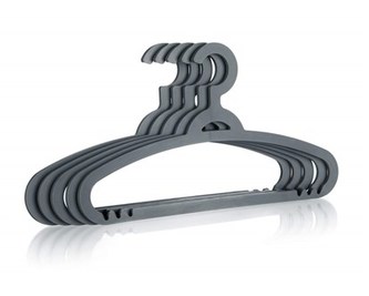 BRILANZ Sada plastových ramínek, 5 ks, antracit