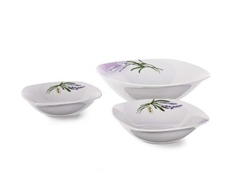 BANQUET Sada misek LAVENDER, 7 ks, OK