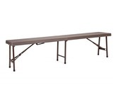 HAPPY GREEN Lavice zahradní skládací SARAVAK 183 x 30 x 44 cm