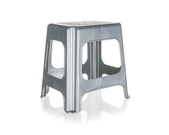 KEEEPER Stolička vysoká 41 x 33,5 x 42,5 cm, šedá