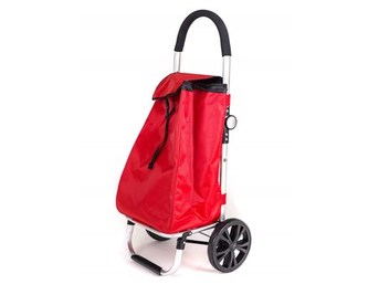 BRILANZ Taška nákupní na kolečkách CARRIE 98 x 48 x 36 cm, skládací, červená