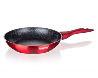 BANQUET Pánev s nepřilnavým povrchem METALLIC RED 28 x 5,3 cm