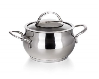 BANQUET Kastrol mini nerezový VISTA 12 x 9 cm, 1,1 l, s poklicí