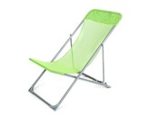 HAPPY GREEN Křesílko plážové skládací CARIBIC 56,5 x 91 x 96 cm, světle zelené