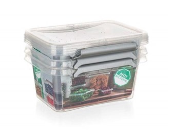 ORPLAST Sada plastových dóz NANO box 500 ml, 3 ks