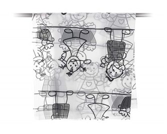 BRILANZ Závěs sprchový 180 x 200 cm, PEVA, postavičky