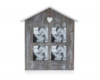 HOME DECOR Rámeček - nástěnka SOLID HEART, 4 fotky