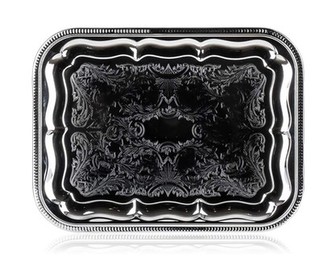 BANQUET Tác hranatý nerezový AKCENT 41 x 31 cm