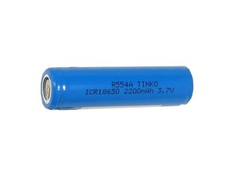 Baterie nabíjecí Li-Ion 18650 3,7V/2200mAh TINKO