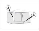 HAPPY GREEN Moskytiéra k zahradnímu altánu, 2 zipy