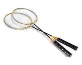 SPORTWELL Sada na badminton, 2 rakety a 2 košíčky, pouzdro, V2