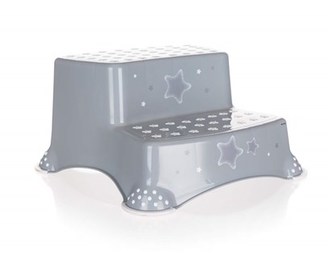 KEEEPER Stolička - dvojschůdek STARS 40 x 37 x 21 cm, šedá