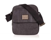 OUTDOOR GEAR Taška s příčným popruhem CANVAS, černá