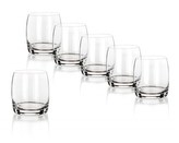 BANQUET CRYSTAL Sada sklenic na whisky LEONA 280 ml, 6 ks, OK
